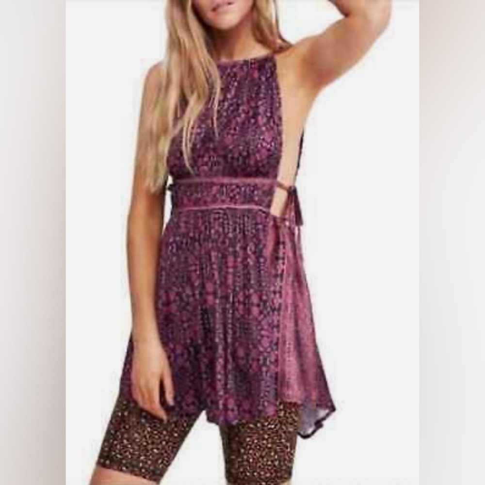 NWT Free People Midsummer’s Night tunic mini dress